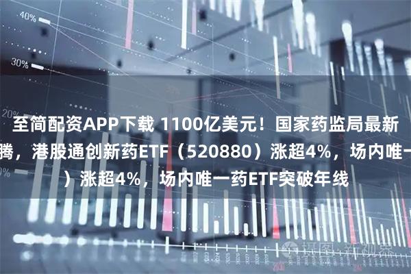 至简配资APP下载 1100亿美元！国家药监局最新披露！创新药沸腾，港股通创新药ETF（520880）涨超4%，场内唯一药ETF突破年线